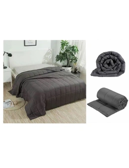 Benson Weighted Blanket Stress Relieving - Anthracite 150 x 200cm 7KG