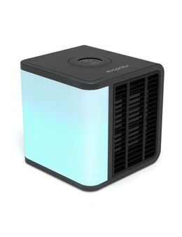 Evapolar evaLIGHT plus Personal Portable Air Cooler and Humidifier, Portable Air Conditioner, Desktop Cooling Fan, for Home and Office, with USB Connectivity and Colorful Built-in LED Light