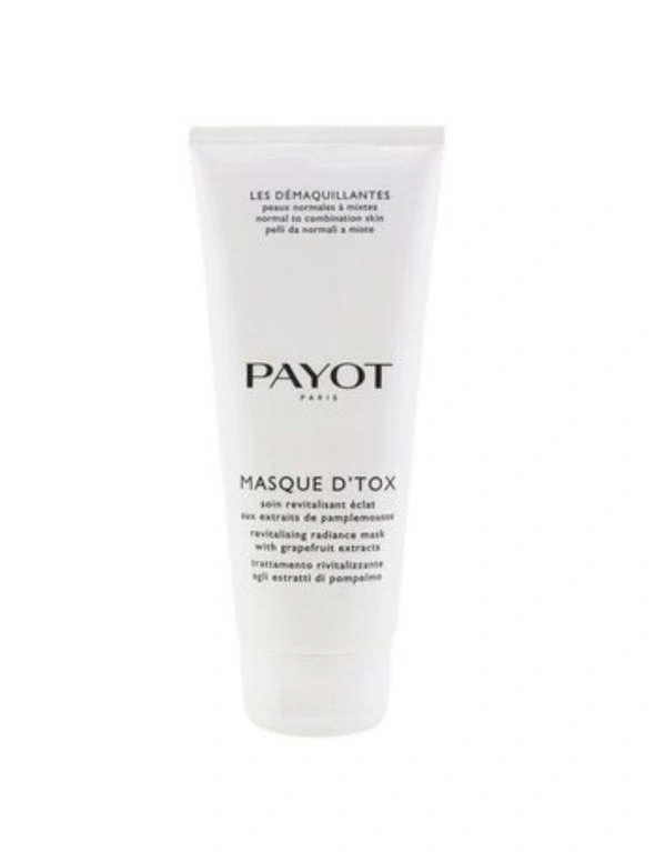 Payot Les Demaquillantes Masque D'Tox Detoxifying Radiance Mask - For Normal To Combination Skins (Salon Size), hi-res image number null