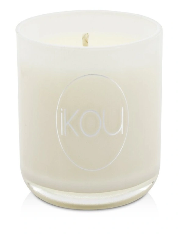 iKOU Eco-Luxury Aromacology Natural Wax Candle Glass - Happiness (Coconut & Lime), hi-res image number null