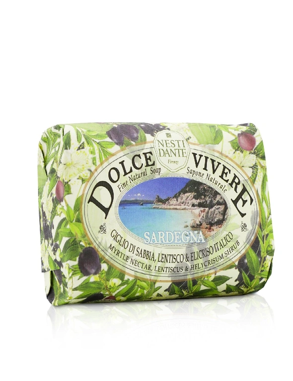 Nesti Dante Dolce Vivere Fine Natural Soap - Sardegna - Myrtle Nectar, Lentiscus & Helycrisum Shrub, hi-res image number null
