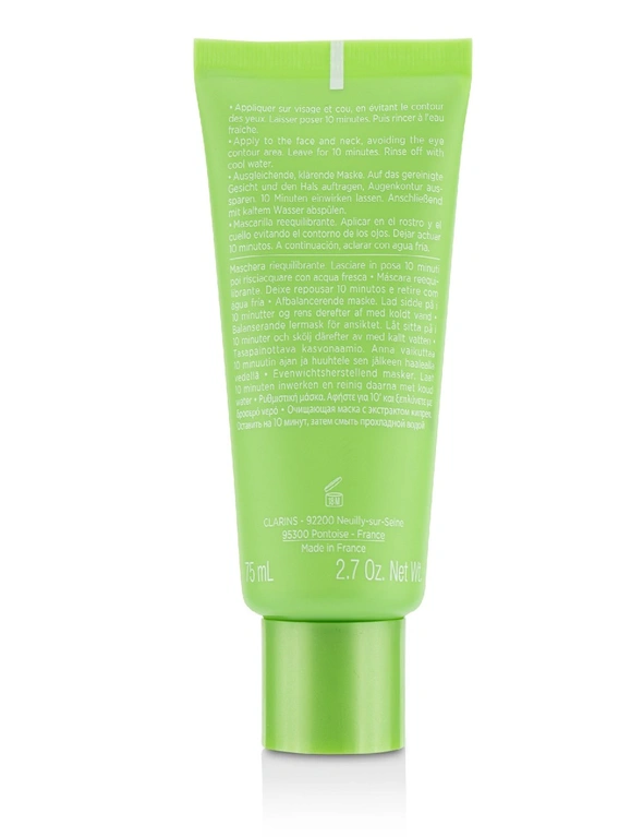Clarins SOS Pure Rebalancing Clay Mask with Alpine Willow - Combination to Oily Skin, hi-res image number null