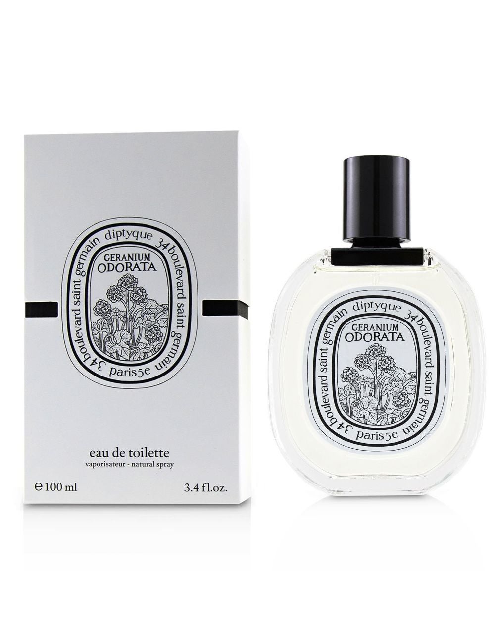 Diptyque Geranium Odorata Eau De Toilette Spray 100ml 3.4oz Rockmans