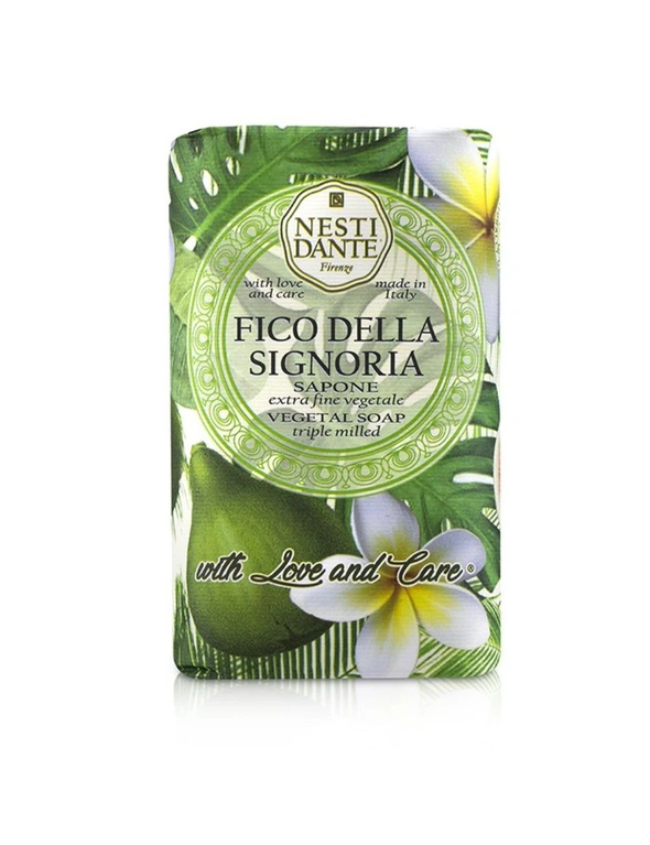 Nesti Dante Triple Milled Vegetal Soap With Love & Care - Fico Della Signoria 250g/8.8oz, hi-res image number null