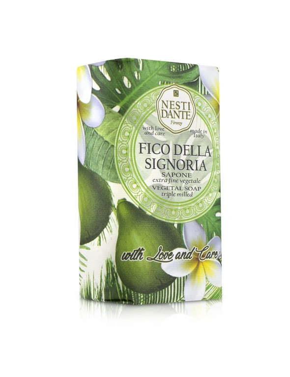 Nesti Dante Triple Milled Vegetal Soap With Love & Care - Fico Della Signoria 250g/8.8oz, hi-res image number null