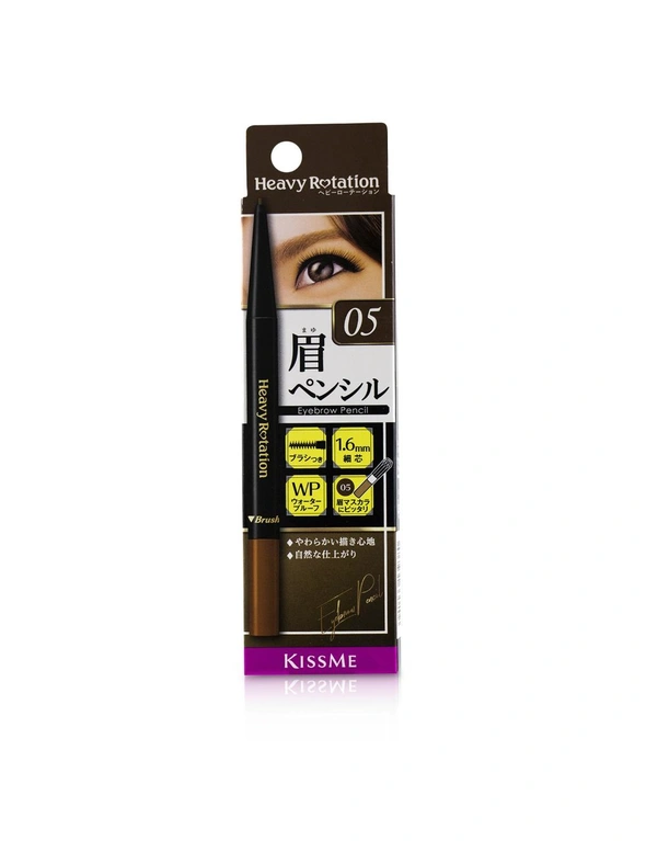 KISS ME Heavy Rotation Eyebrow Pencil - # 05 Light Brown 0.09g/0.003oz, hi-res image number null