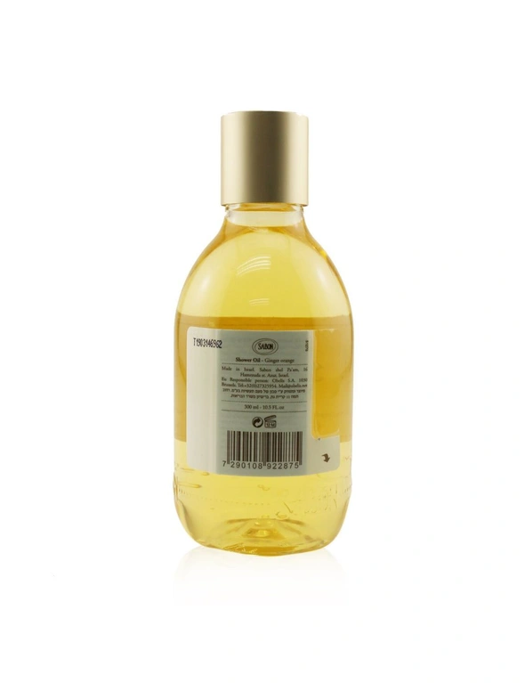 Sabon Shower Oil - Ginger Orange (Plastic Bottle) 300ml/10.5oz, hi-res image number null