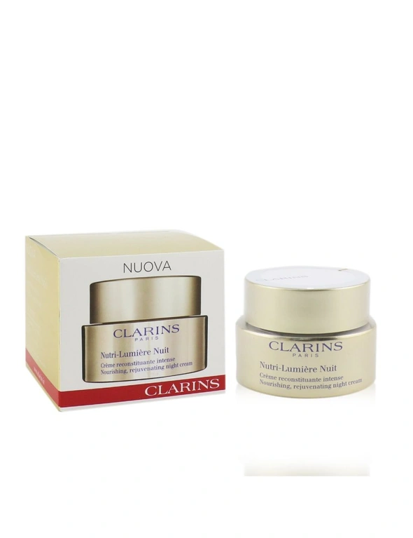Clarins Nutri-Lumiere Nuit Nourishing, Rejuvenating Night Cream 50ml/1.6oz, hi-res image number null