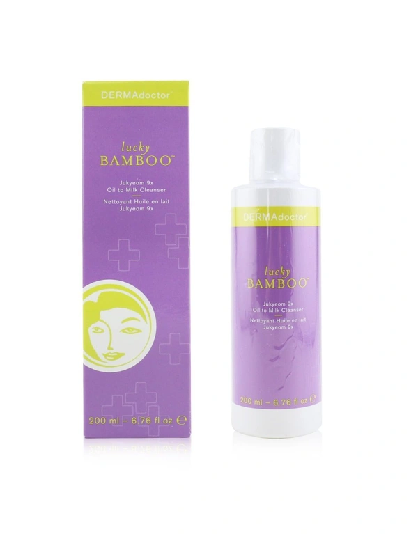 DERMAdoctor Lucky Bamboo Jukyeom 9x Oil To Milk Cleanser,, 51% OFF