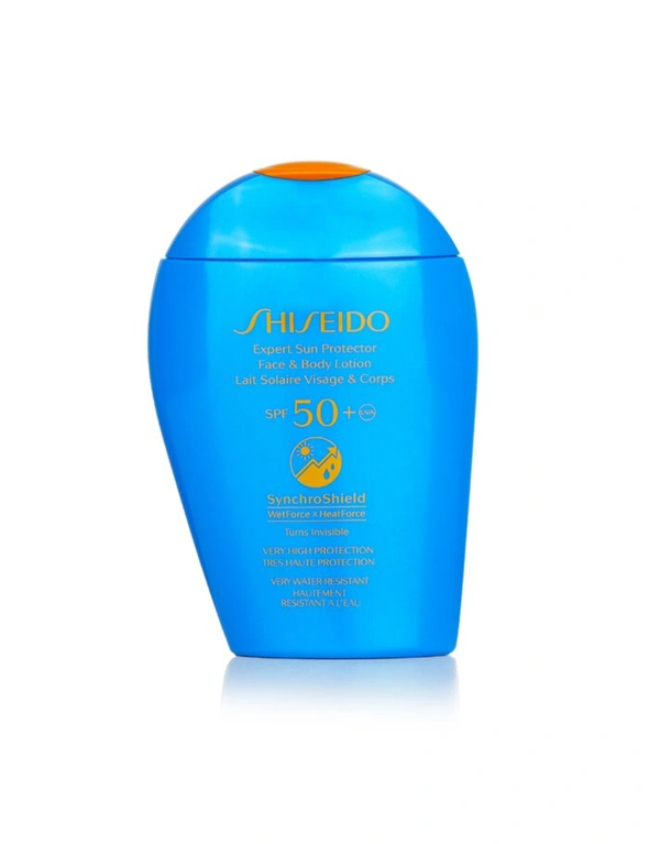 Shiseido Expert Sun Protector SPF 50+UVA Face & Body Lotion (Turns Invisible, Very High Protection, Very Water-Resistant) 150ml/5.07oz, hi-res image number null