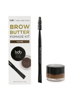 Billion Dollar Brows Brow Butter Pomade Kit: Brow Butter + Mini Duo Brow Definer - # Taupe 2pcs