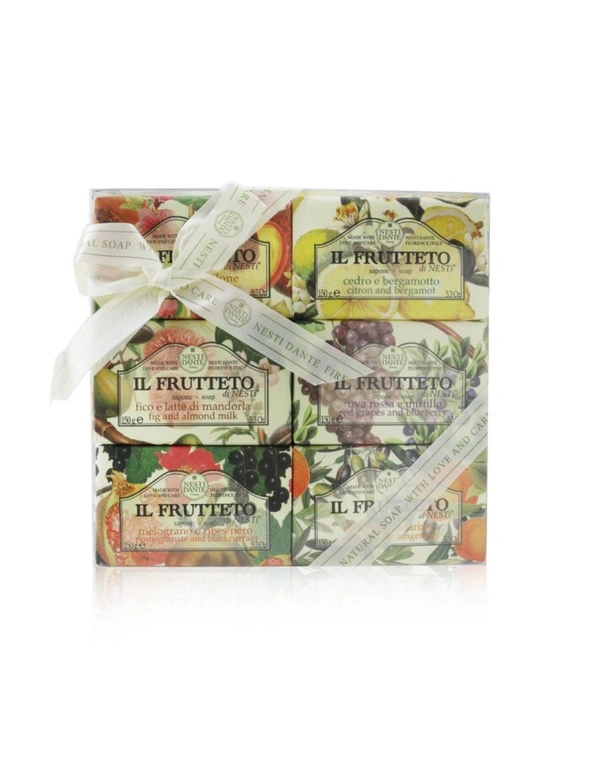 Nesti Dante Il Frutteto Soap Gift Set (#Peach & Lemon, #Citron & Bergamot, #Fig & Almond Milk, #Red Grapes & Blueberry, #Pomegranate & Blackcurrant, #Olive Oil & Tangerine 6x150g/5.3oz, hi-res image number null