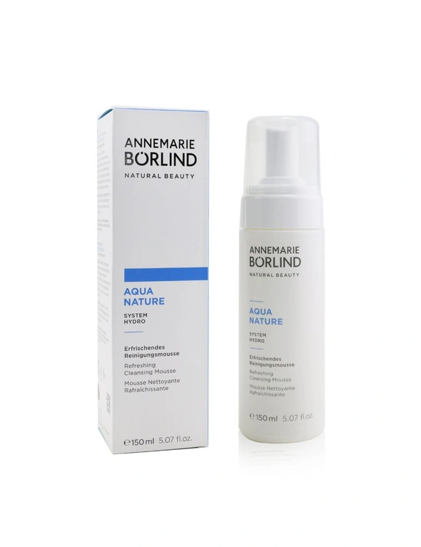 Annemarie Borlind Aquanature System Hydro Refreshing Cleansing Mousse - For Dehydrated Skin 150ml/5.07oz, hi-res image number null