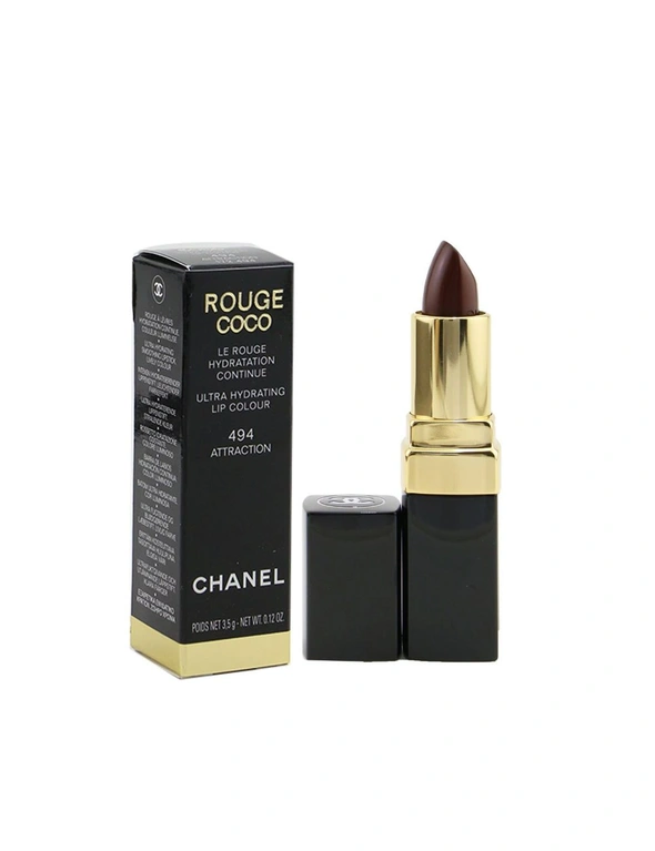 Chanel Rouge Coco Ultra Hydrating Lip Colour - 494 Attraction Lipstick  Women 0.12 oz - Imported Products from USA - iBhejo