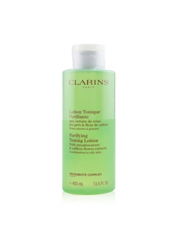 Clarins Purifying Toning Lotion with Meadowsweet & Saffron Flower Extracts - Combination to Oily Skin 400ml/13.5oz