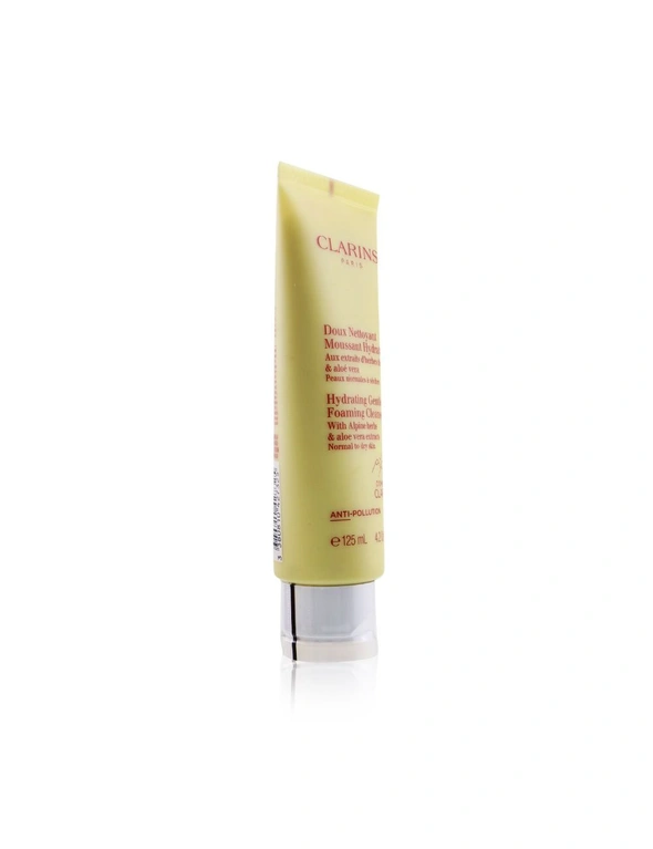 Clarins Hydrating Gentle Foaming Cleanser with Alpine Herbs & Aloe Vera Extracts - Normal to Dry Skin 125ml/4.2oz, hi-res image number null