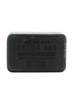 18.21 Man Made Detox Bar - Deep Cleansing, Moisturizing Soap - # Sweet Tobacco 198g/7oz