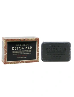 18.21 Man Made Detox Bar - Deep Cleansing, Moisturizing Soap - # Sweet Tobacco 198g/7oz