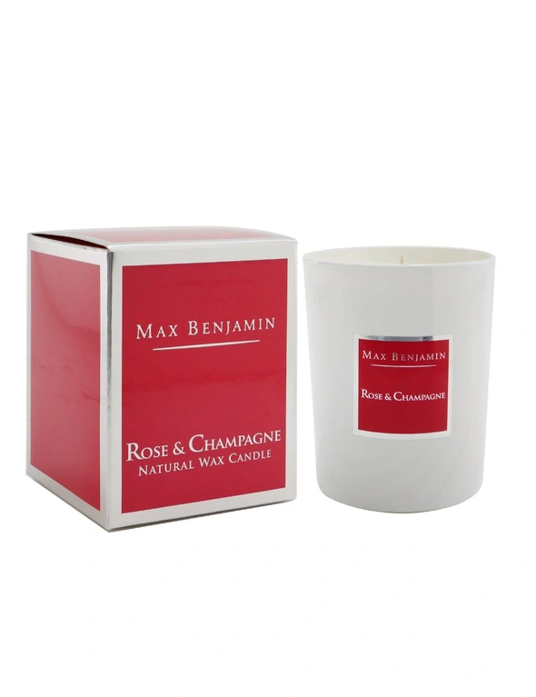Max Benjamin Candle - Rose & Champagne 190g/6.5oz, hi-res image number null