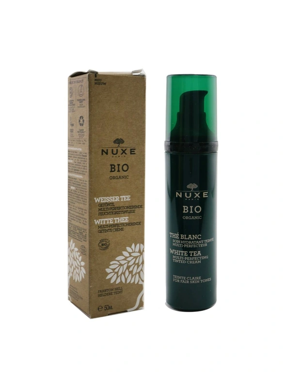 Nuxe Bio Organic White Tea Multi-Perfecting Tinted Cream - Fair Skin Tones 50ml/1.7oz, hi-res image number null