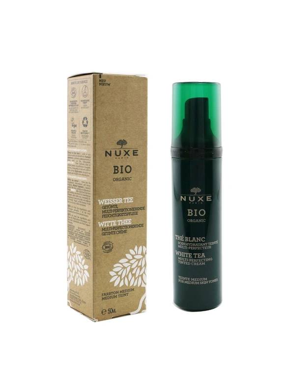 Nuxe Bio Organic White Tea Multi-Perfecting Tinted Cream - Medium Skin Tones 50ml/1.7oz, hi-res image number null