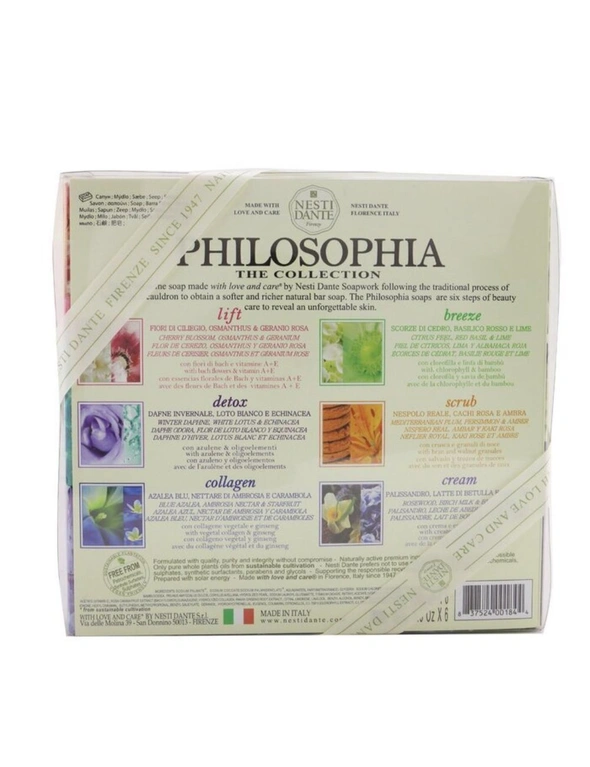 Nesti Dante Philosophia The Collection Soap Set: (Lift + Breeze + Detox + Scrub + Collagen + Cream) 6x 150g/5.3oz, hi-res image number null