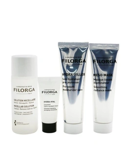 Filorga Intense Hydration Set: Micellar Solution 50ml+Hydra-Hyal 7ml+Hydra-Filler 30ml+Meso Mask 30ml+Bag 4pcs+1bag