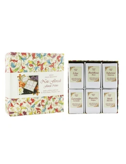 Nesti Dante Floral Notes Soap Set: (Lilac + BushRose + Tuberose + Lavender+ Waterlily + Musk) 6x 100g/3.5oz