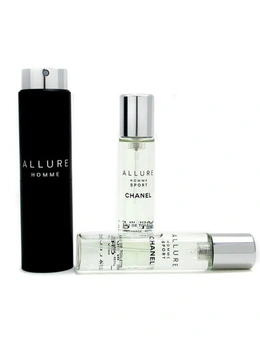 Chanel Allure Homme Sport Eau De Toilette Travel Spray (With Two Refills) 3x20ml/0.7oz