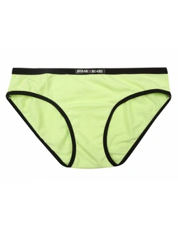 Frank and Beans Green Bikini Briefs Womens Underwear