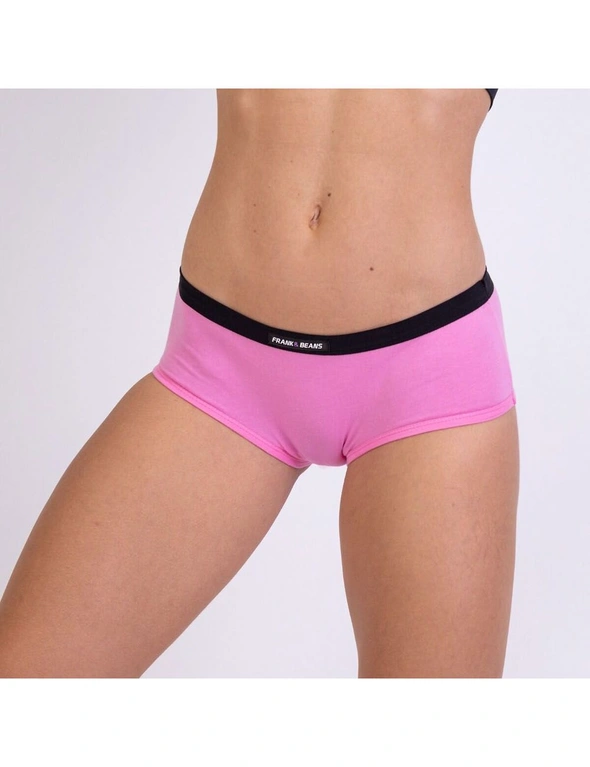 Frank and Beans Pink Boylegs Womens Underwear, hi-res image number null