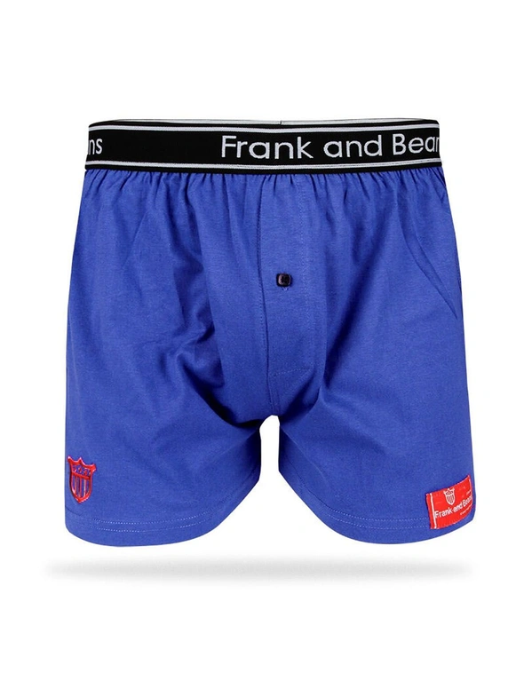 Frank and Beans Purple Boxer Shorts Mens Underwear, hi-res image number null