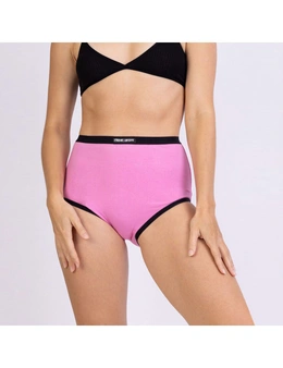 Frank and Beans Pink Full Brief Womens Underwear