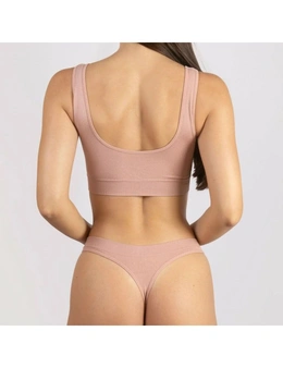 Frank and Beans 1 Ribbed G String Light Pink Women Underwear