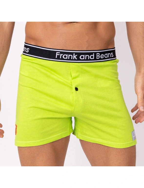 Frank and Beans Boxer Shorts 3 Packs Green Mens Underwear | Rockmans