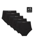 Frank and Beans Full Brief 5 Black Pack Womens Underwear, hi-res