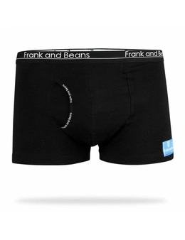 Frank and Beans Boxer Briefs 6 Packs Black Mens Underwear
