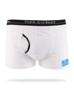 Frank and Beans Boxer Briefs 6 Packs White Mens Underwear