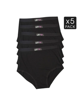 Frank and Beans Full Brief 5 Black Pack XY Edition Womens Underwear
