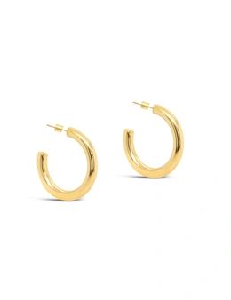 By F&R Contemporary Medium Hoop Earrings