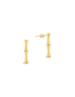 By F&R Contemporary Bamboo Cane Earrings