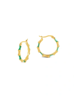 By F&R Green Bamboo Hoops