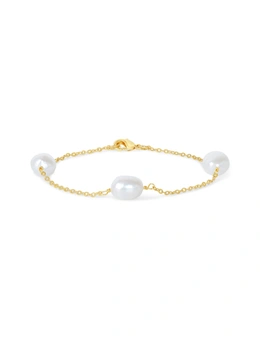 By F&R Palermo '3 Stations' Real Pearl Bracelet