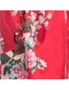 Women Floral Silky Satin Robe, hi-res
