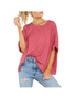 Women Loose Solid Colour T Shirt, hi-res