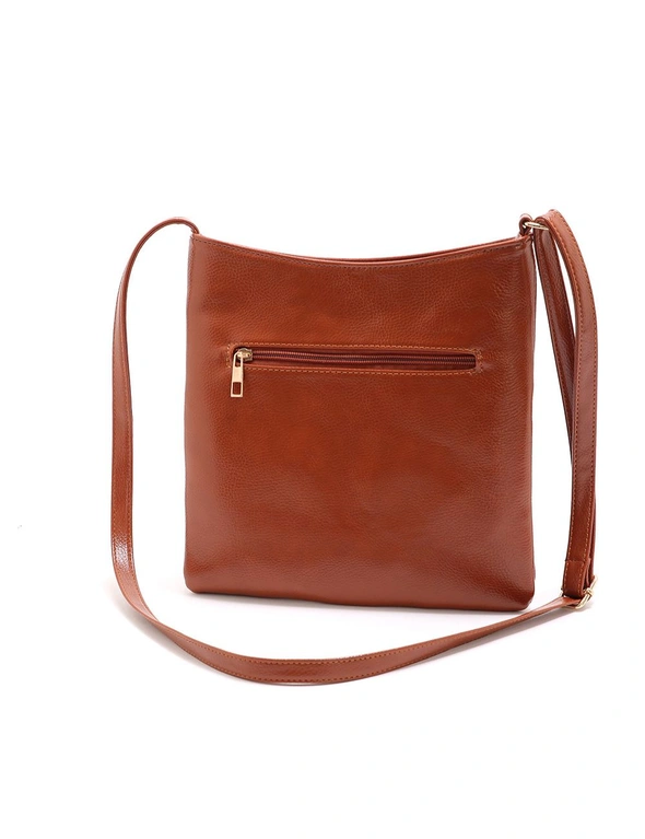Soft Leather Large capacity Crossbody bag, hi-res image number null