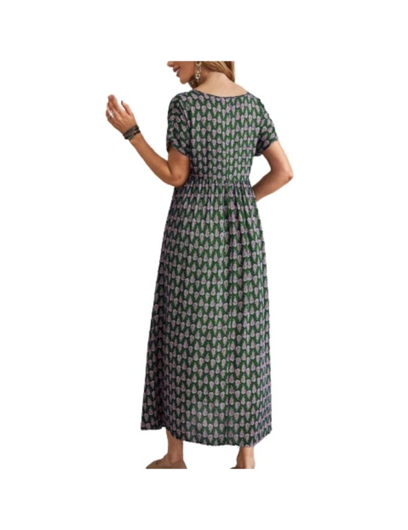 Wide Swing Waist Pocket Dress, hi-res image number null