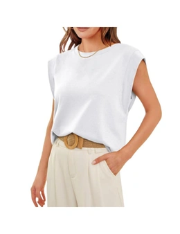 Round Neck Loose Short Sleeves T Shirt