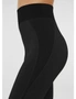 Jerf Womens Baft Black Seamless Active Leggings, hi-res