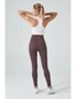 Jerf Womens Gela Almond Brown Seamless Active leggings - L, hi-res
